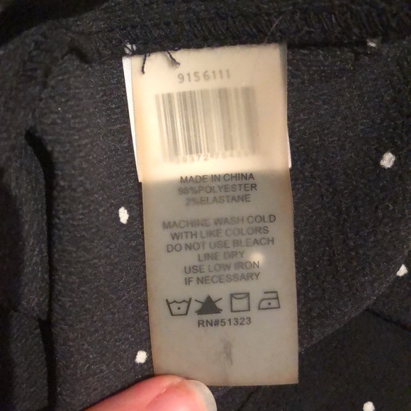 Vince Camuto Polka Dot Button Down Blouse - Picture 6 of 6